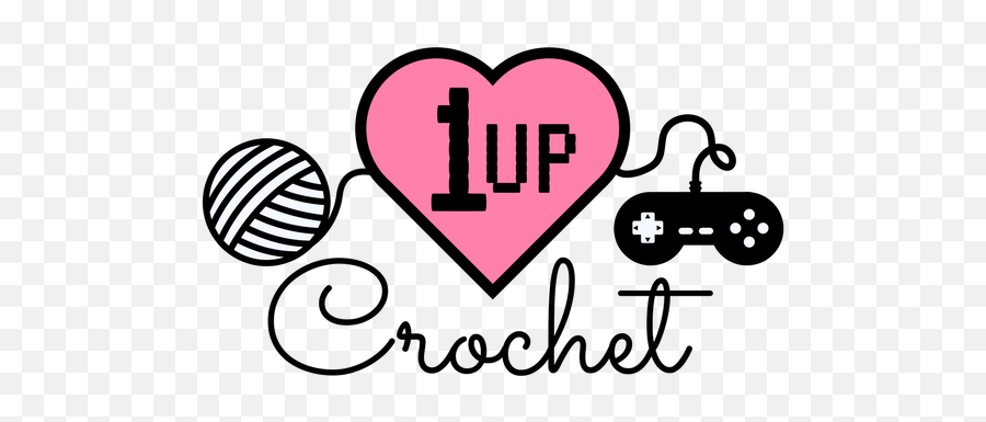 1up Crochet - 1 Up Heart Emoji,Deviantart Emoticon Small Feather