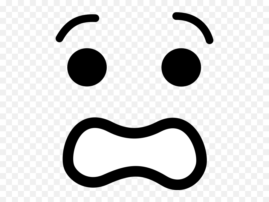 Worried Face Clipart - Png Download Full Size Clipart Scared Face Png Emoji,Worried Emoji Png
