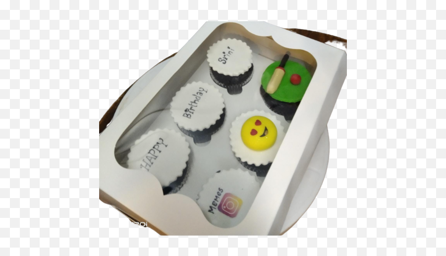 Cricket Emoji Theme Cup Cake,Cupcake Themes Emojis