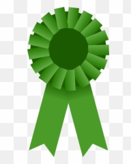 Medal Clipart Green Medal Green Transparent Free For - Green Ribbon Award Png Emoji,Green Ribbon Emoji