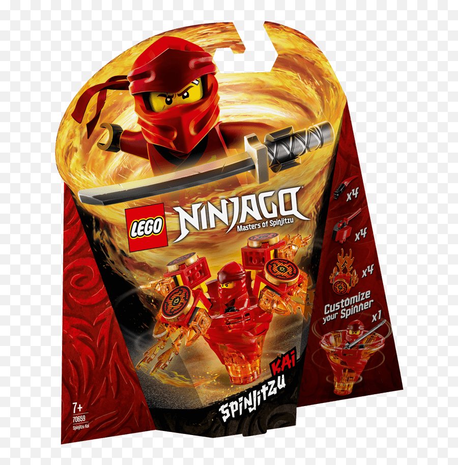 Spinjitzu Kai 70659 - Lego Ninjago Sets Legocom For Kids Emoji,Fast Food Emotion Box