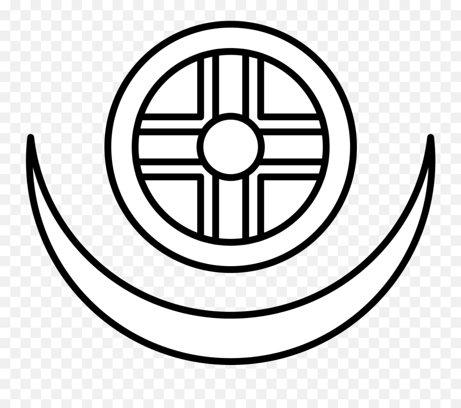 Filesun Wheel In The Crescent Of Moonsvg - Wikimedia Commons Emoji,Sun Moon Emoticon