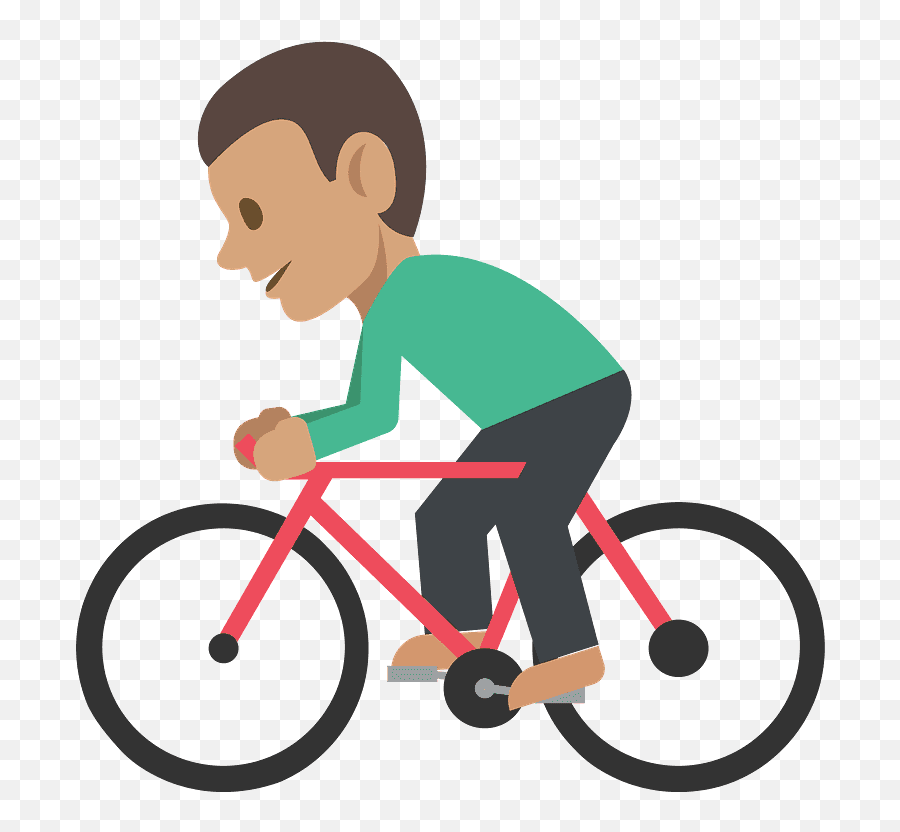 Person Biking Emoji Clipart Free Download Transparent Png,Animated Bicycle Emoticon