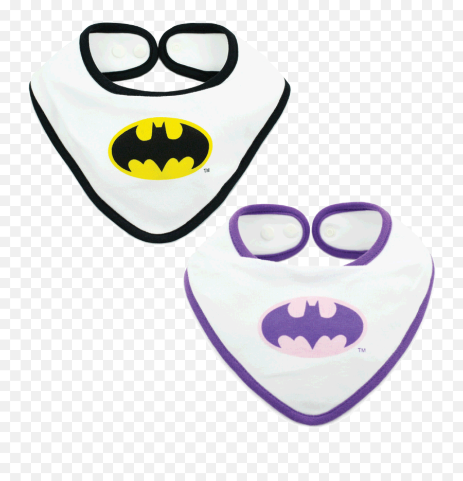Superman U0026 Batman Bandana Bib Set For Twin Boys - Trends In Twos Fictional Character Emoji,Batman Emoticon Text