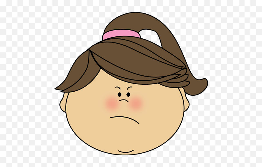 Free Emotions Clip Art From - Sad Girl Face Clipart Emoji,Face Emotions