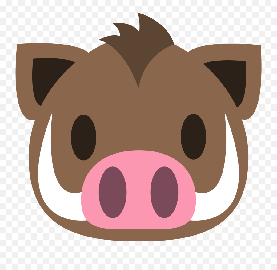 Fileemojione 1f417svg - Wikimedia Commons Emoji,Pig Emoticon Gchat