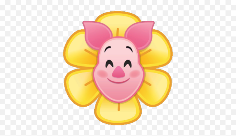 Flower Piglet Disney Emoji Blitz Wiki Fandom - Happy,Pot Emojis
