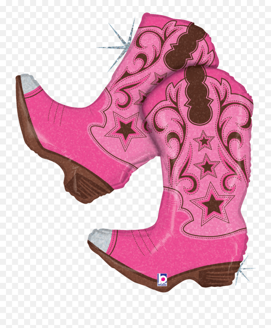 Pink Dancing Boots 36u2033 Balloon Emoji,Girl Sends The Dancing Emoji