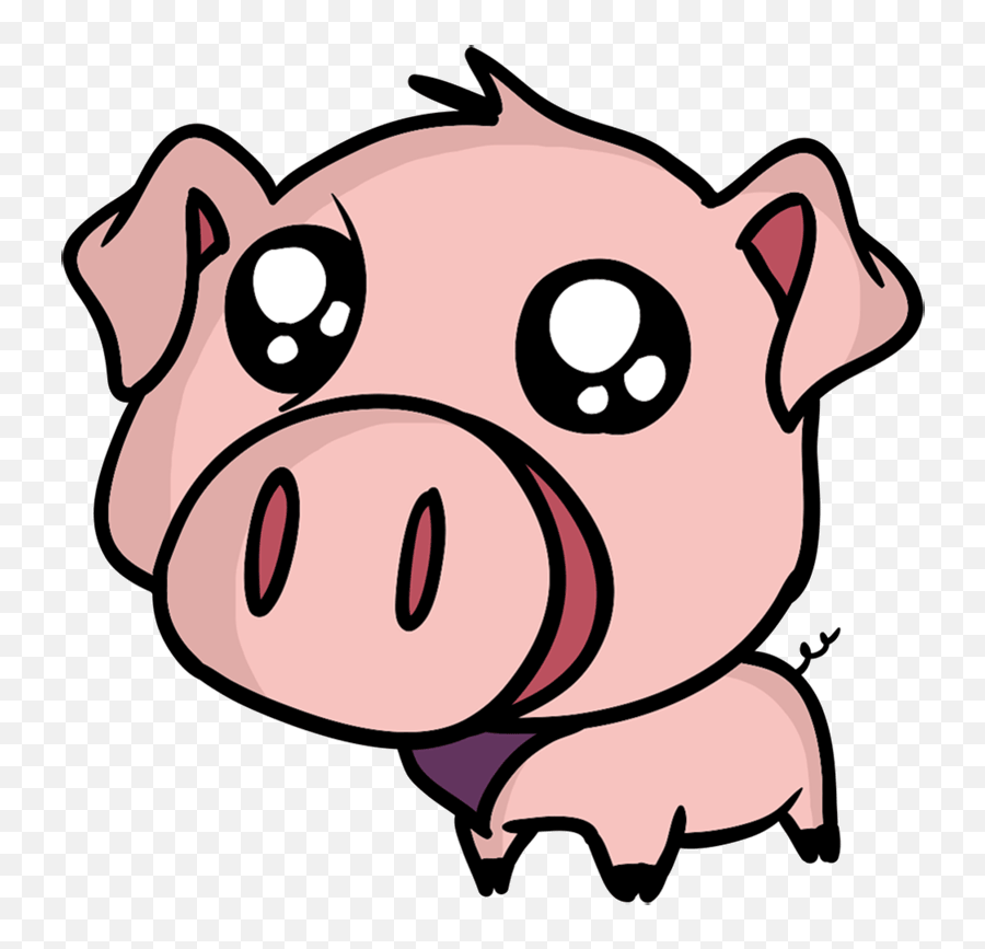 Cute Pig Drawing Learn How To Draw A Pig - Easy Drawings Emoji,Emoji For Youtube Comments Pig