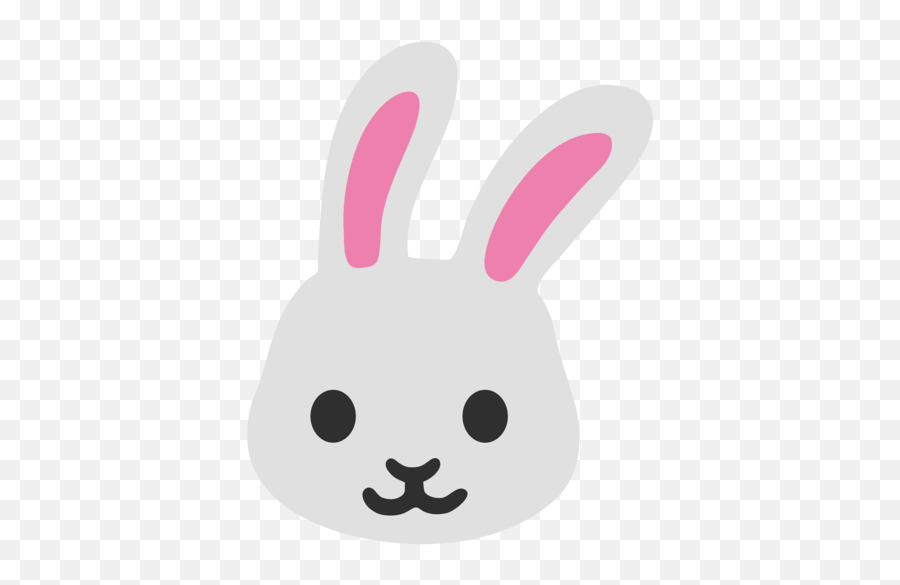 Rabbit Face Emoji,Black Rabbit Emoji