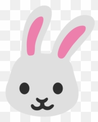 Rabbit Face Emoji,Black Rabbit Emoji