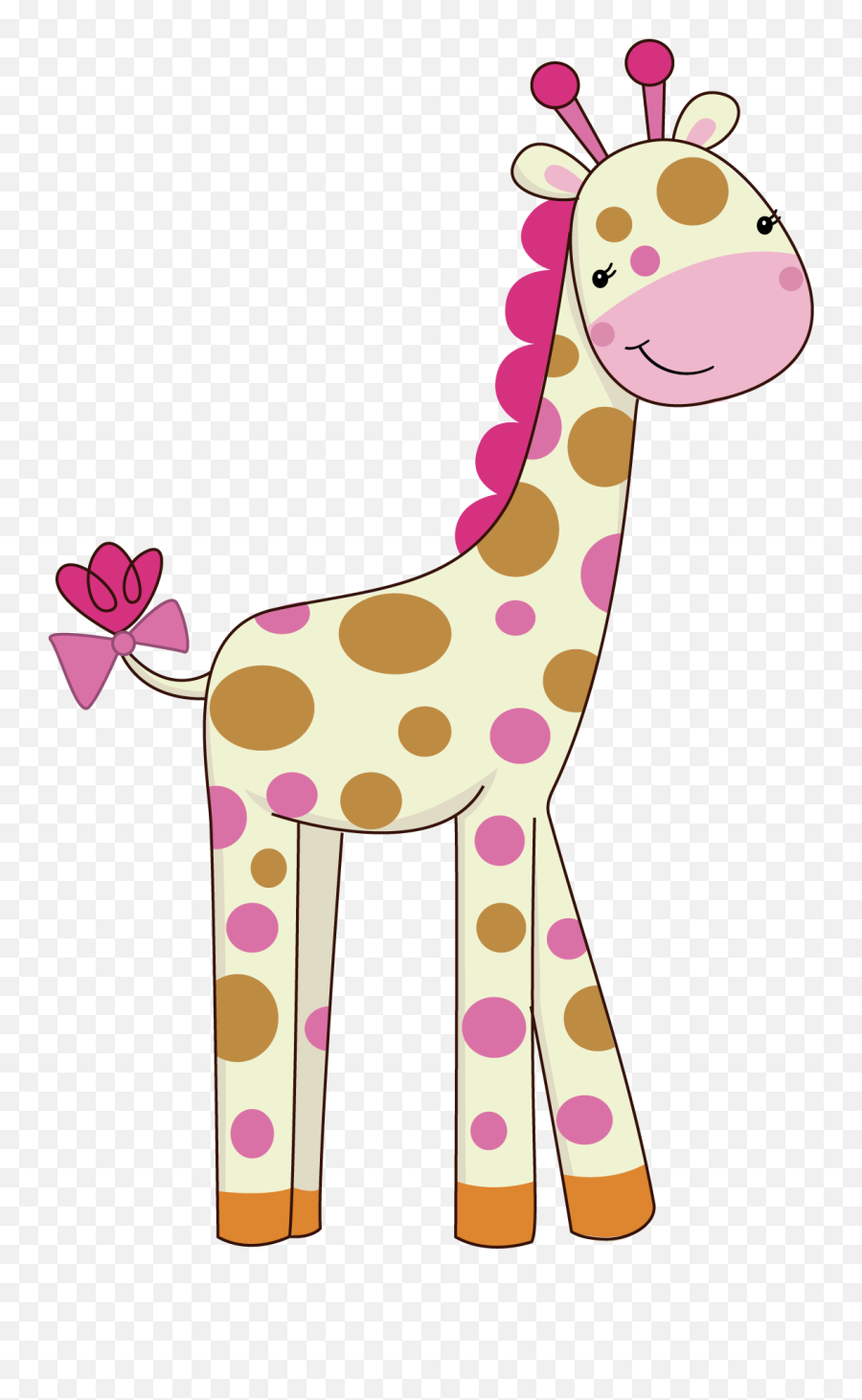 Pink Giraffe Png U0026 Free Pink Giraffepng Transparent Images - Baby Girl Animals Clipart Emoji,Giraffe Emojis