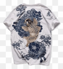 Otaku Japanese Streetwear Novmtl - Short Sleeve Emoji,Wave Emoji Shirt