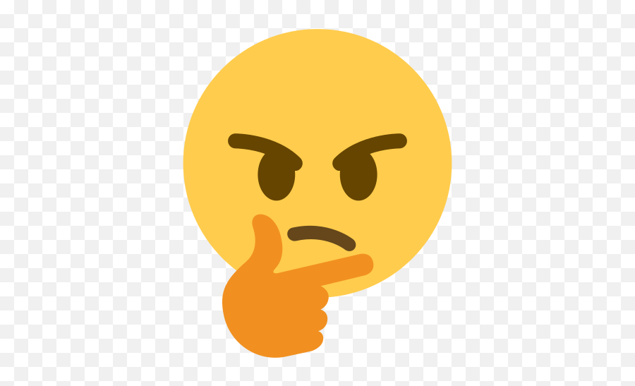 Emoji Remix On Twitter Angry Thinking U003d Emoji - Happy,Thinker Emoji