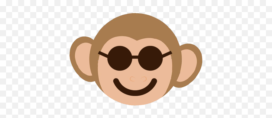 Monkey Emoji Sticker Pack - Happy,Emojis Monkeys
