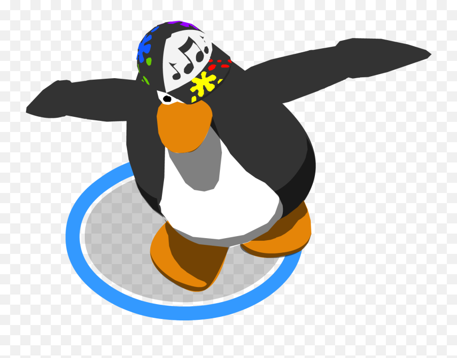 Musical Clipart Penguin Musical Penguin Transparent Free - Club Penguin Dance Transparent Emoji,Musical Emoticons