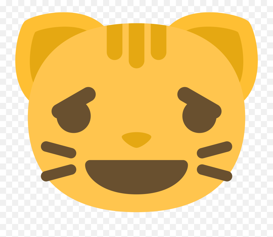 Free Emoji Cat Face Sad Png With - Transparent Gasp Emoji Png,Sad Cat Emoji