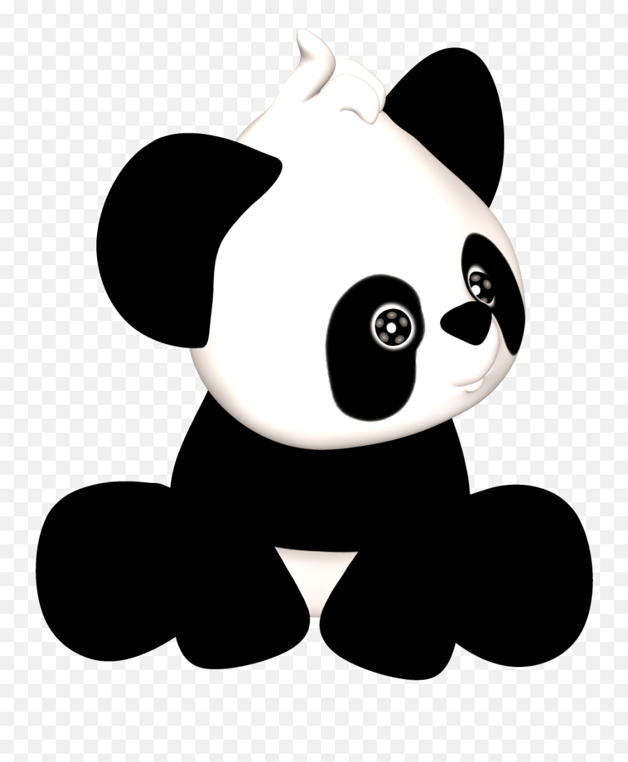 Clipart Panda Endangered Animal - Panda Anime Png Emoji,Wwf Endangered Emoji