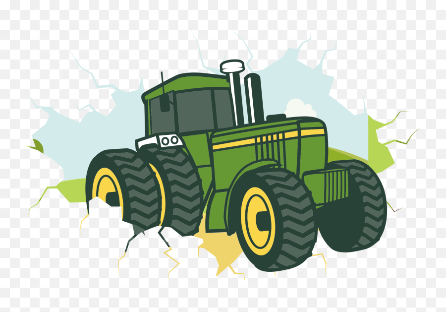 Tractor 3d John Deere Illustration - Tractor John Deere Dibujo Emoji,John Deere Emoji