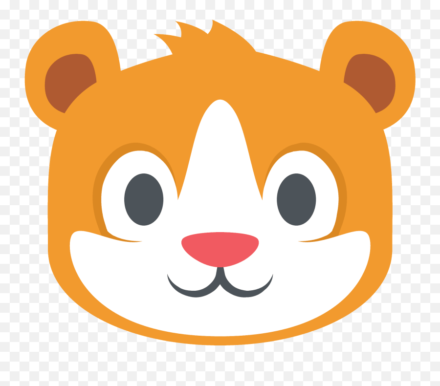 Hamster Emoji Clipart - Hamster Face Vector,Hamster Emoji