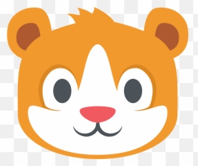 Hamster Emoji Clipart - Hamster Face Vector,Hamster Emoji
