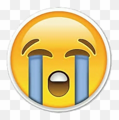 Download Loudly Crying Face Emoticon - Transparent Background Cries Emoji,Crying Face Emoji