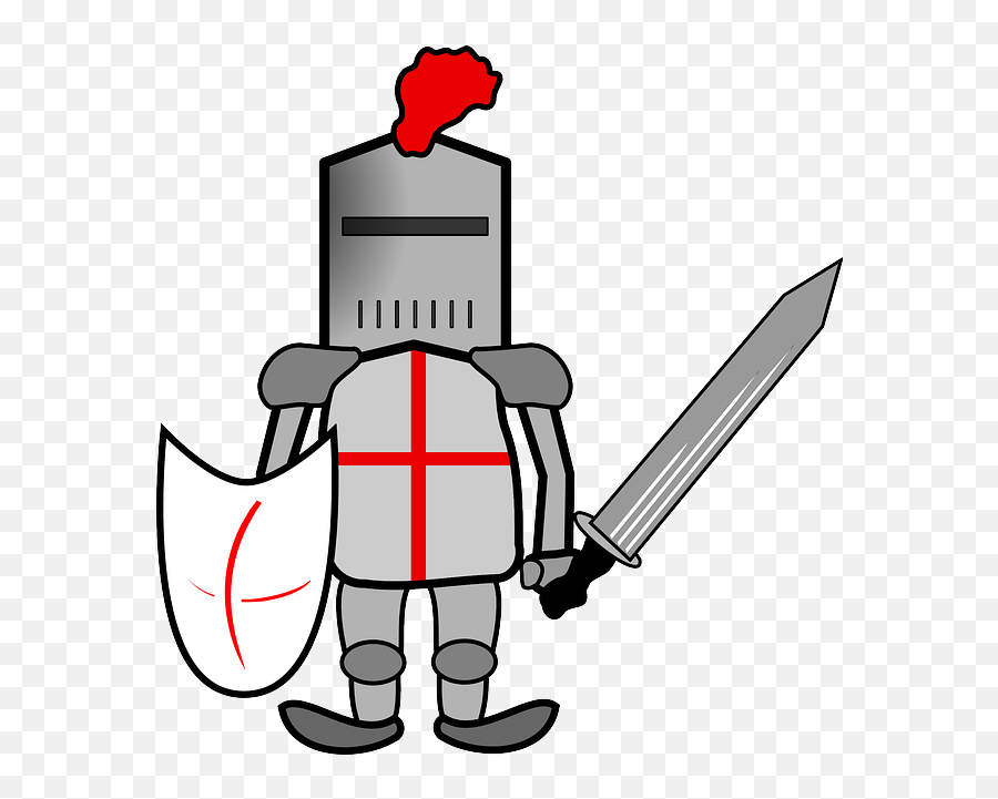 Kingdom Of Jerusalem Cross - Crusader Clip Art Emoji,Crusade Emoji