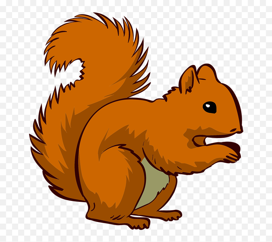 Clipart Of Vulnerable Saves And - Squirrel Png Clipart Emoji,Red Squirrel Emoji