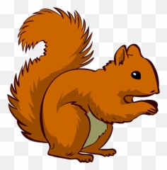 Clipart Of Vulnerable Saves And - Squirrel Png Clipart Emoji,Red Squirrel Emoji