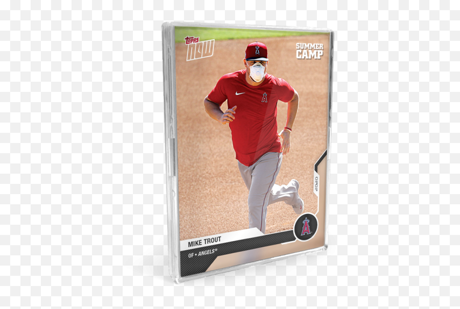 The Gamble Keeps Bringing You Back - 2020 Topps Now Mike Trout Emoji,Mike Trout Emoji