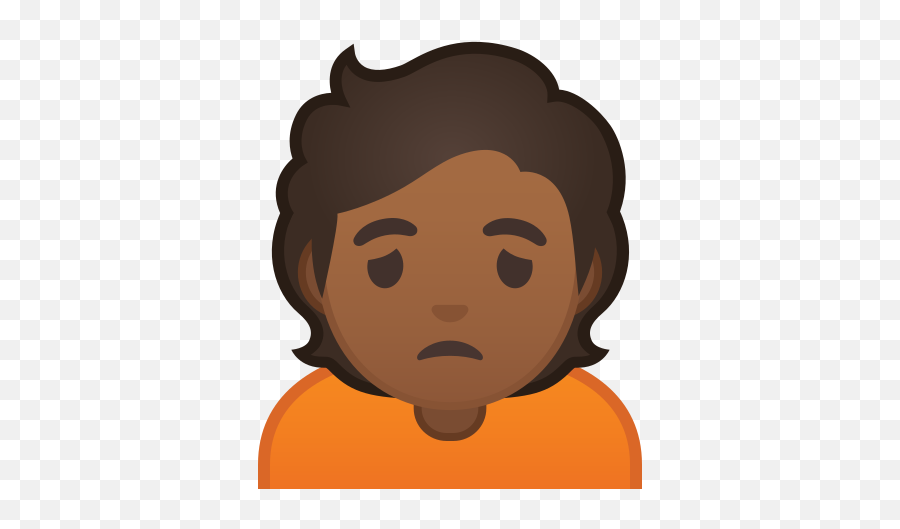 Medium - Persona Triste Emoji,Person Frowning Emoji