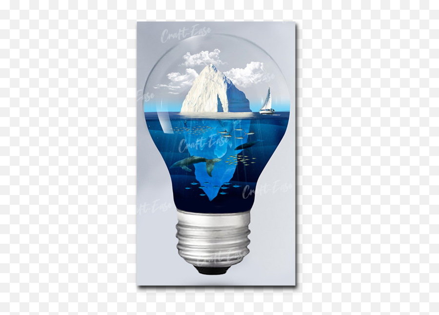 Craft - Ease Paint By Numbers Light Colors Iceberg Light Emoji,Iceberg Emotions