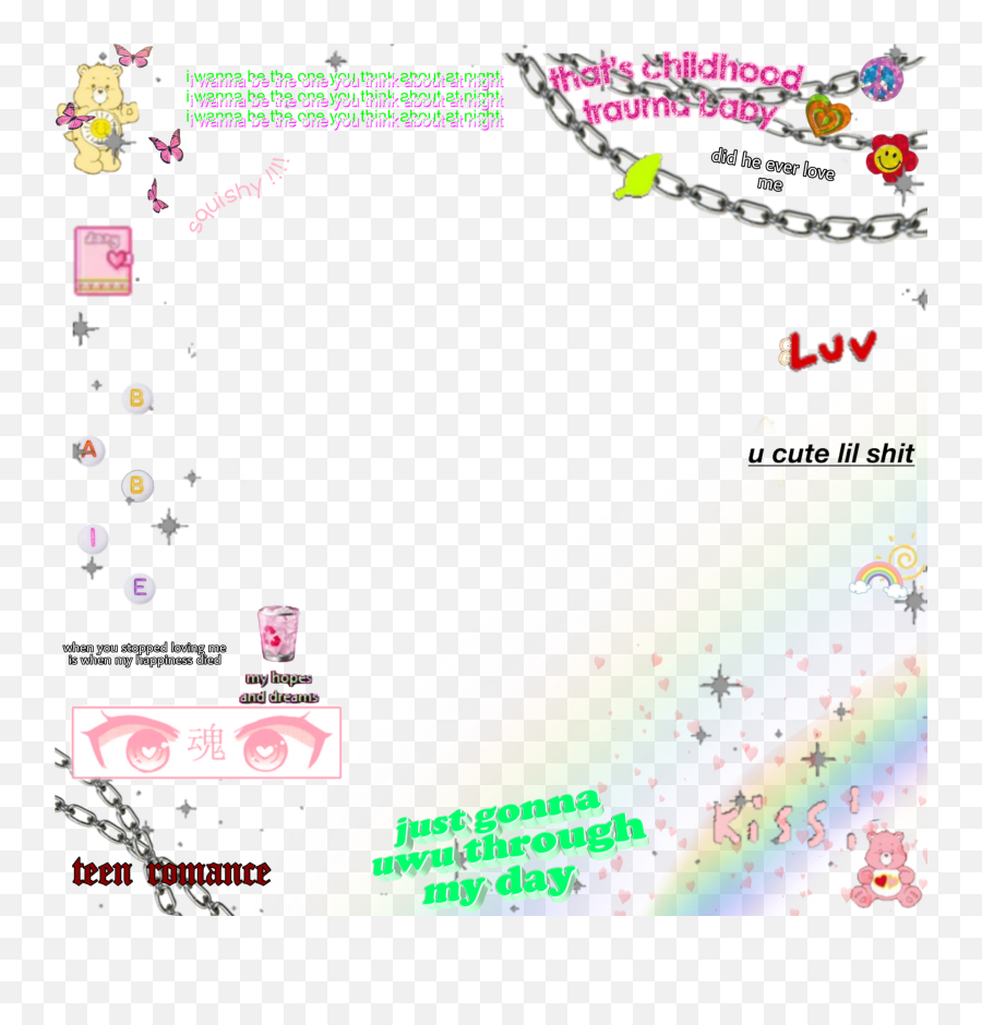 Soft Love Sugar Aesthetic Sticker By Yur - Dot Emoji,Hello Kitty Emoji Facebook