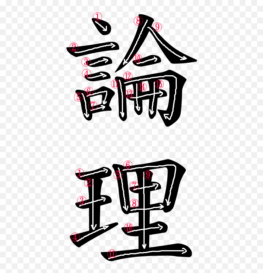 Japanese Word Images For The Word Logic Japanese Word - Language Emoji,Symbols Of Logic And Emotion