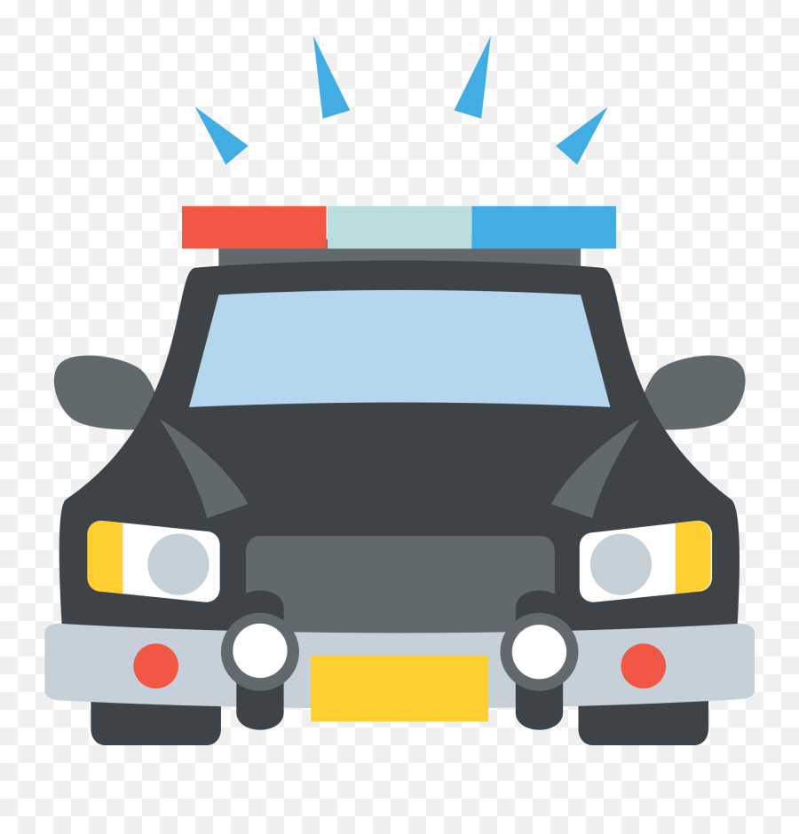 Oncoming Police Car Emoji High,Police Emoji