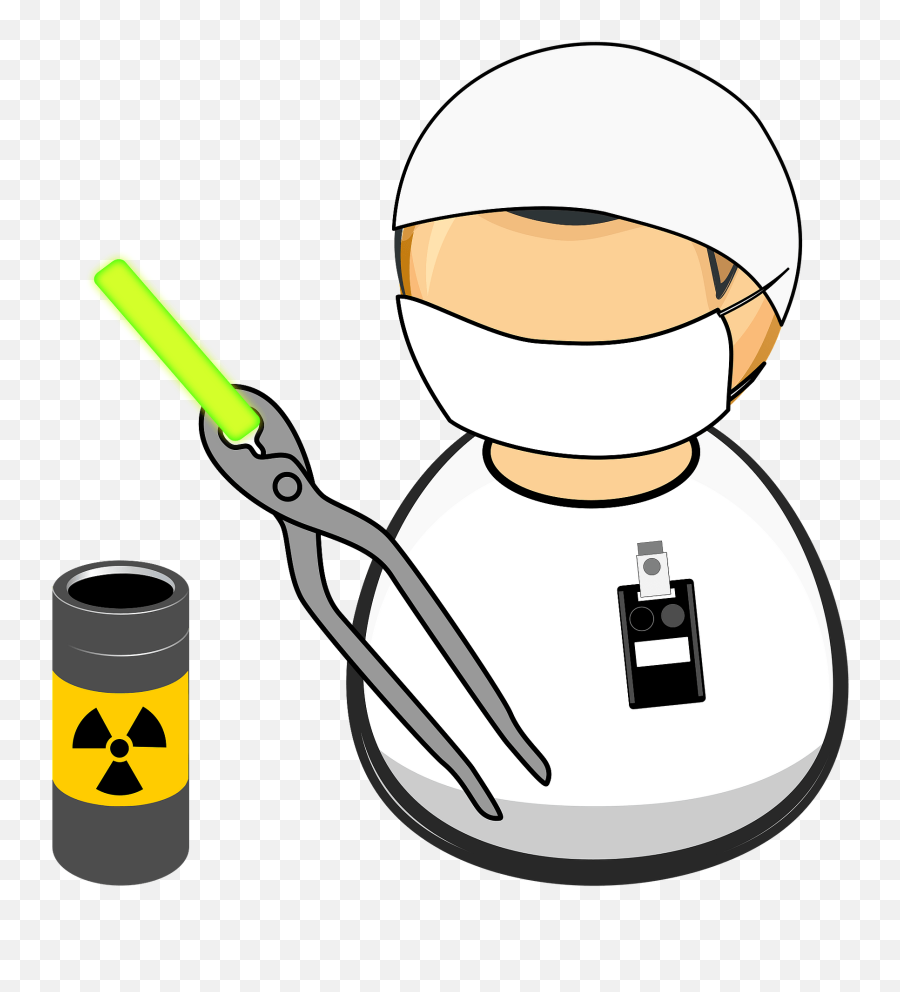 Nuclear Facility Worker Clipart Free Download Transparent - Nuclear Medicine Png Clipart Emoji,Nuclear Emoji