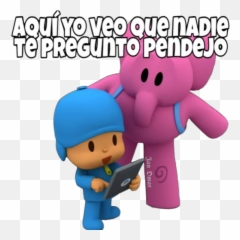 Stickers Para Whatsapp Pocoyo Grosero - Stickers Groseros De Pocoyo Emoji,Emoticon Grosero