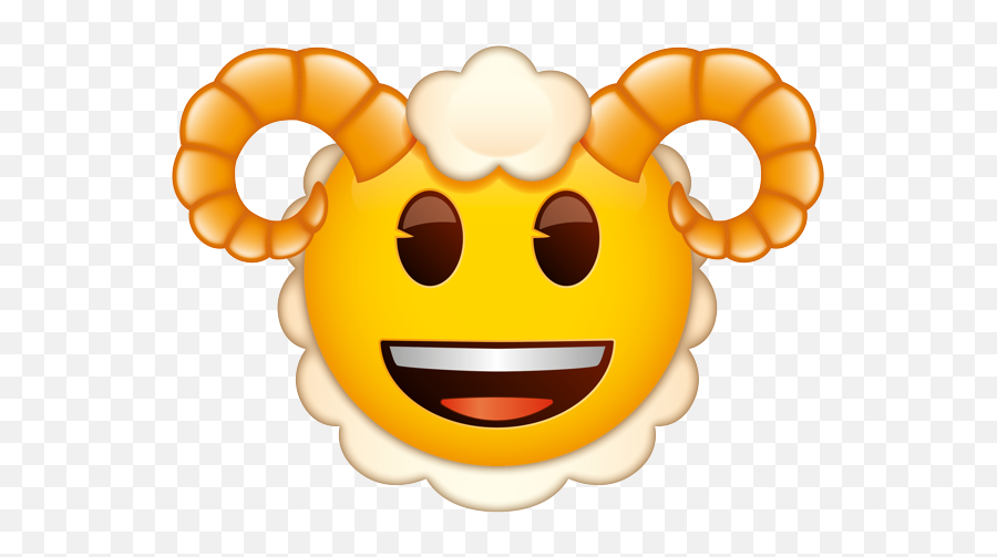 Emoji U2013 The Official Brand Aries Face - Happy,Pisces Sign Emoji