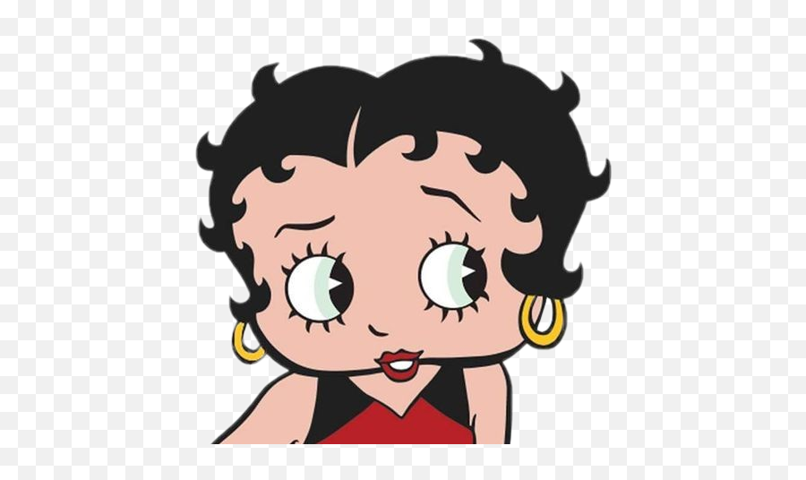 Cartoon Bettyboop Face Emoji Sticker - Betty Boop,Betty Boop Emoji