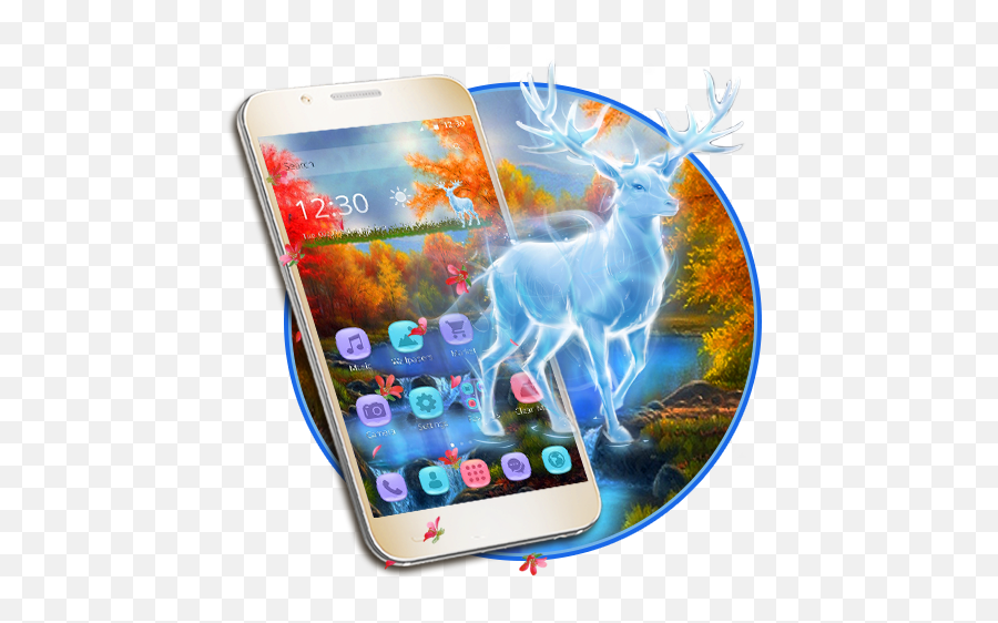 Panorama Scenery Elk Theme - Iphone Emoji,Elk Emoji