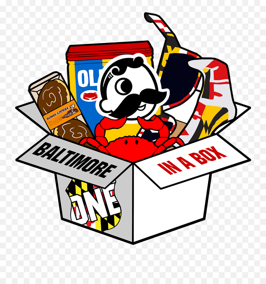 Route One Apparel Baltimore Box U2014 Baltimore In A Box - Natty Boh Emoji,Maryland Flag Emoji