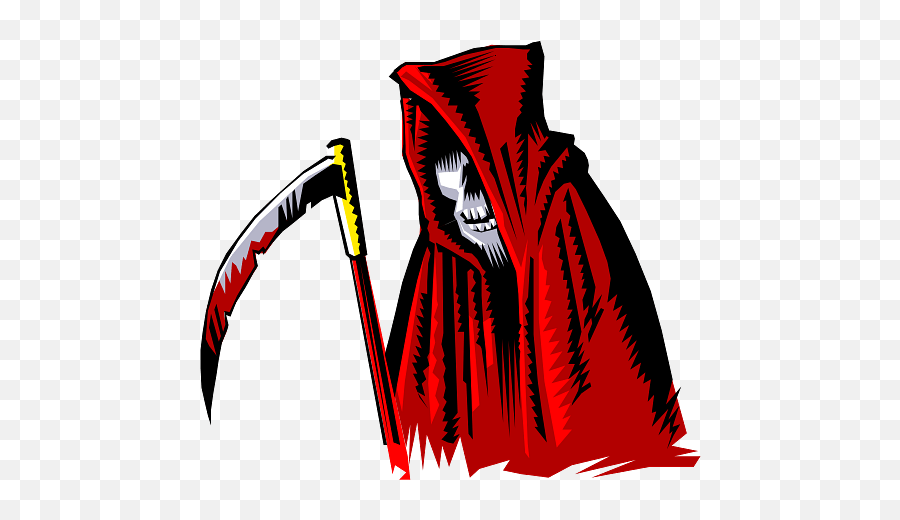 Grim Reaper With Red Cape Transparent - Logo Grim Reaper Png Emoji,Grim Reaper Emoticon Facebook