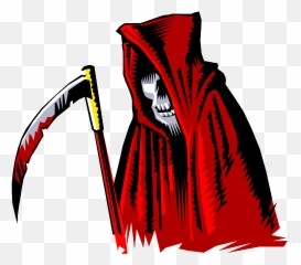 Grim Reaper With Red Cape Transparent - Logo Grim Reaper Png Emoji,Grim Reaper Emoticon Facebook