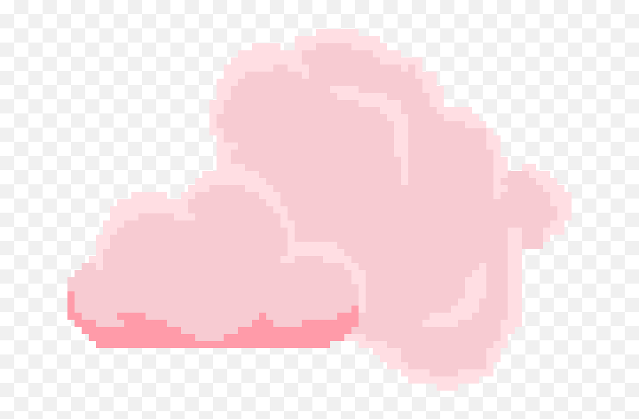 Pixel Art Gallery - Pixel Pink Cloud Transparent Emoji,Portrait Emotion Pixel
