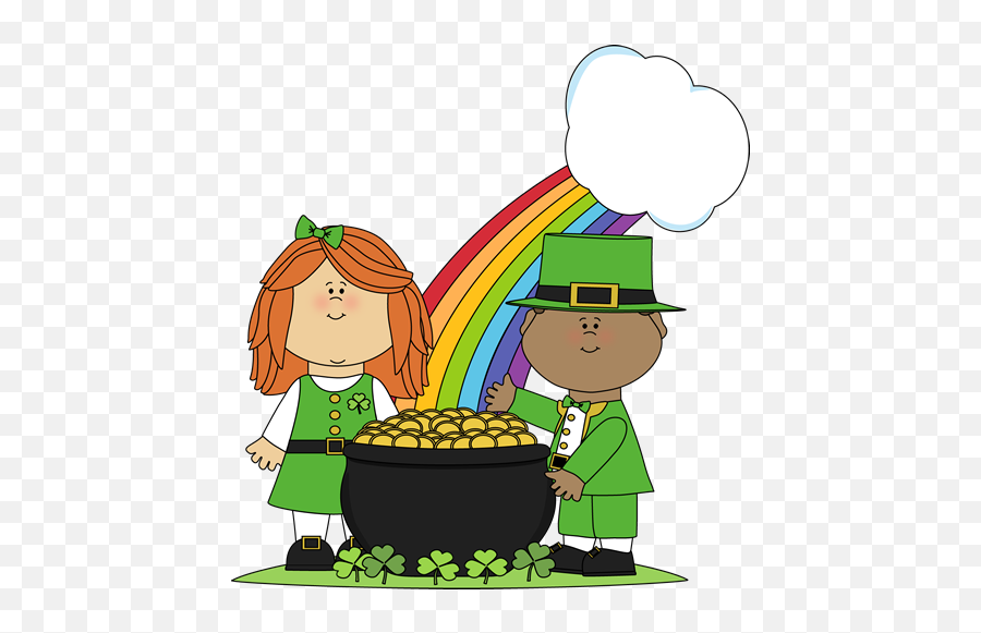 Clipart Children St Patricks Day Clipart Children St - St Day Clipart Emoji,St Patricks Day Emoji