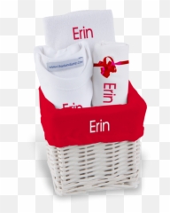 Personalized Small Girl Basket C Personalized Baby Gift - Washing Basket Emoji,Girls Emoji Onesie