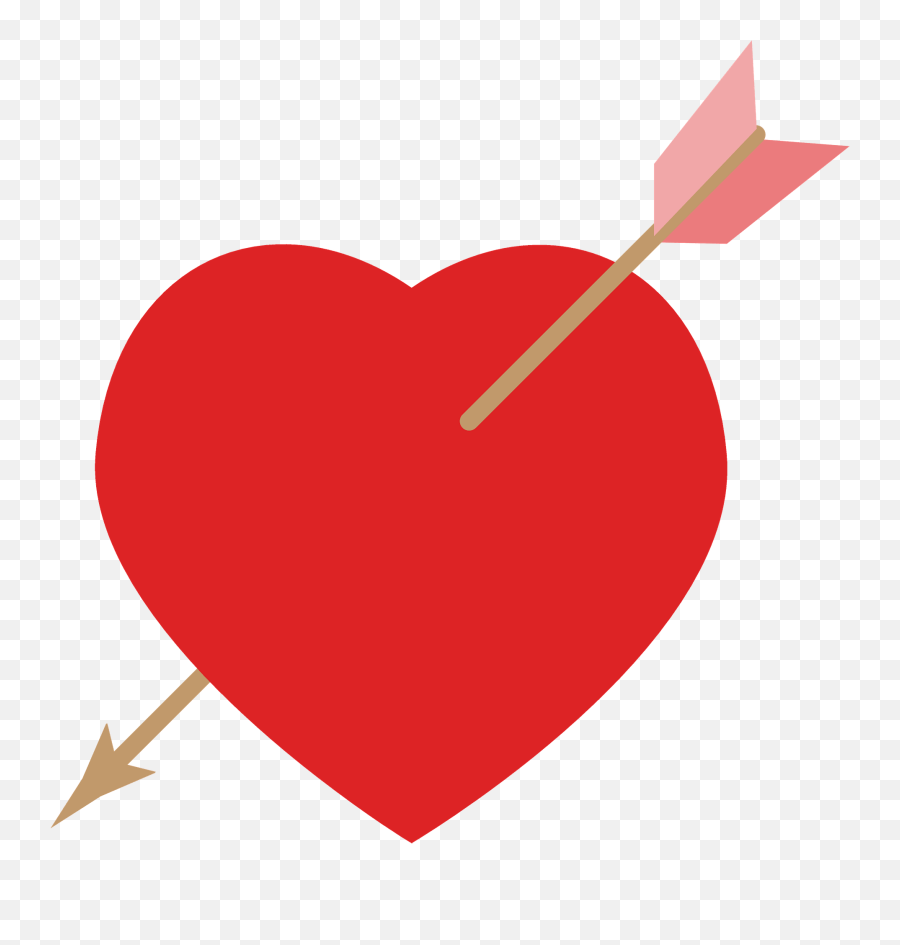 Heart With Arrow Through It Clipart Free Download Emoji,Blank Heart Emoji