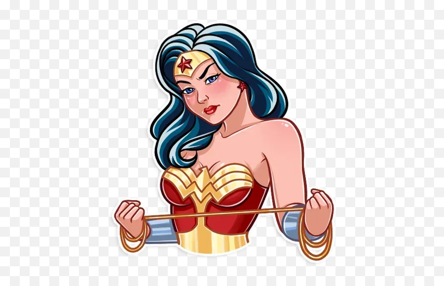 Wonder Woman Whatsapp Stickers - Stickers Cloud Stickers Telegram Wonder Woman Emoji,Emoticons Superhero Wonder Women