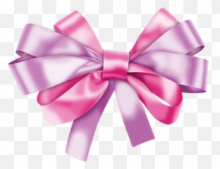 Birthday Ribbon Png - Bow Ribbon Pink Violet Decor Png Decor Birthday Emoji,Emojis Birthday Decorations