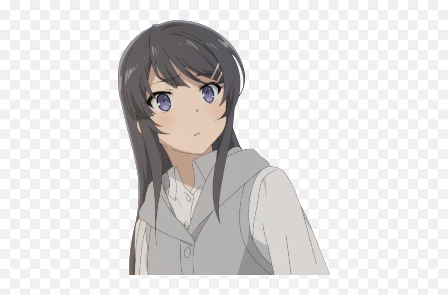 Seishun Buta Yarou Wa Bunny Girl Senpai No Yume Wo Minai - Seishun Buta Yarou Wa Bunny Girl Senpai No Yume O Minai Stickers Emoji,Senpai Emoji